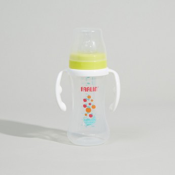 FARLIN Printed Feeding Bottle with Handle - 270 ml