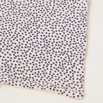 Love Earth Polka Dots Print Bandana Organic Organic Bib