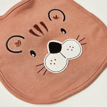 Juniors Printed Bib with Button Closure