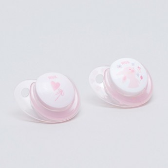 NUK Baby Rose Printed Soother - Set of 2