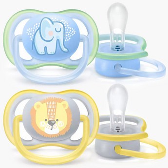 Philips Avent 2-Piece Graphic-Print Ultra Air Pacifier Set - 0-6 months