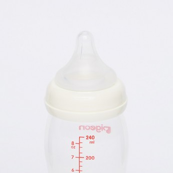 Pigeon Printed Wide Neck Feeding Bottle - 240 ml