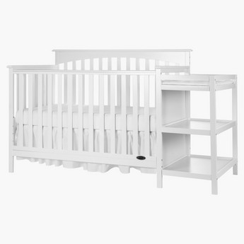 Dream On Me Chloe 3-in-1 Convertible Crib with Changer