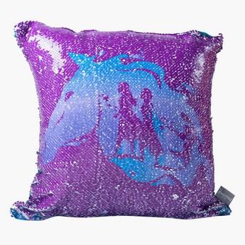 Disney Frozen Sequin Embellished Cushion