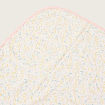 Juniors All-Over Floral Print Receiving Blanket