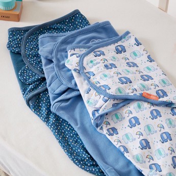 Summer Infant Printed Swaddle Wrap –  Set of 3