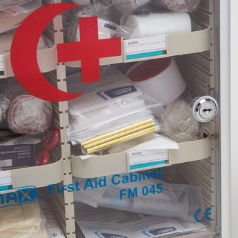 Max First Aid Cabinet FM045 with Contents