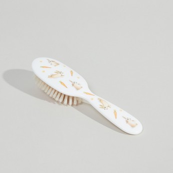 Rock & Ruddle Rabbit Printed Small Hairbrush