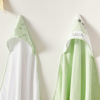 Juniors 2-Piece Hooded Towel Set - 75x75 cms