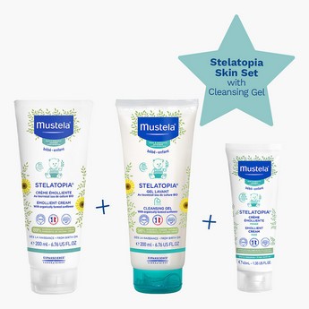 Mustela 3-Piece Skincare Set for Atopic-Prone Skin