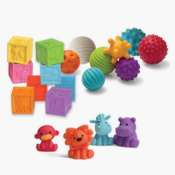 Infantino Sensory Balls with Blocks and Buddies Playset