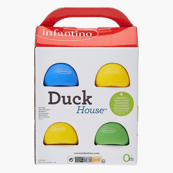 Infantino Duck House Bath Toys - Set of 4