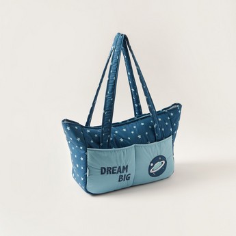 Juniors Star Print Diaper Bag