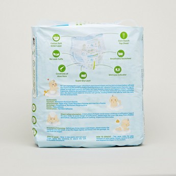 mamaearth Plant-Based Size NB 40-Diaper Pants Pack - 3-5 kgs