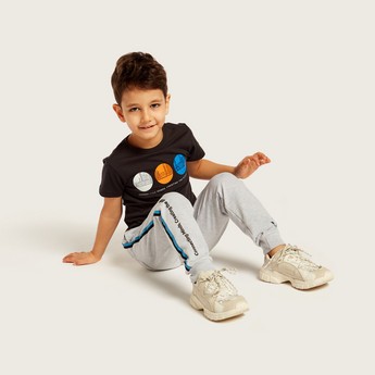 Expo 2020 Graphic Print T-shirt and Jog Pants Set