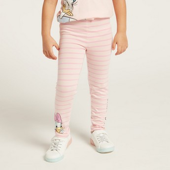 Disney Daisy Duck Print Leggings with Elasticised Waistband