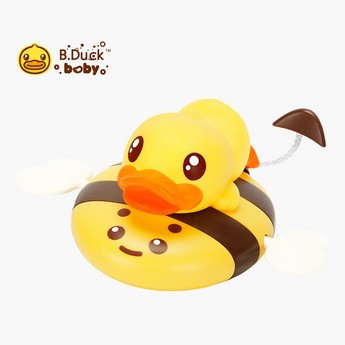 B Duck Pull and Go Bath Toy Set