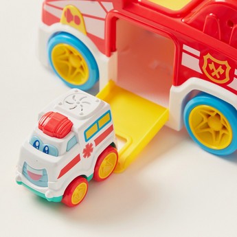 Little Learner Vroom Vroom Fire Truck Playset