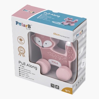 PolarB Pull Along Fox Toy with Cord