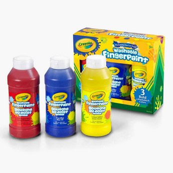 Crayola 3-Piece Washable Fingerpaint Set