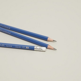 Staedtler Norica Pencil with Rubber Tip - Set of 12