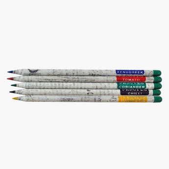 Treewise Wood Free Plantable Colour Pencil - Set of 5