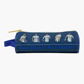 Real Madrid Print Round Pencil Case