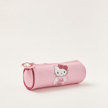 Sanrio Hello Kitty Print Pencil Pouch with Zip Closure