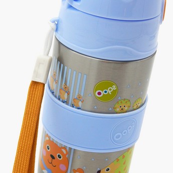 OOPS Porcupine Print Stainless Steel Water Bottle