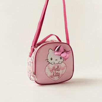 Sanrio Hello Kitty Print Lunch Bag with Bow Detail