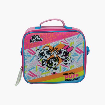 The Powerpuff Girls Print Lunch Bag with Adjustable Strap