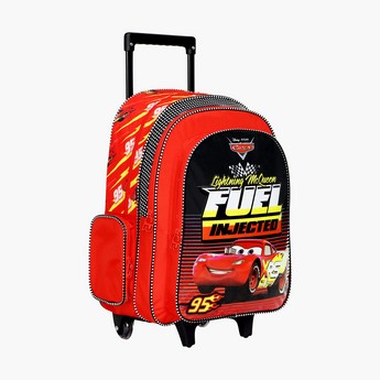 Disney Cars Fuel Injected Print Trolley Backpack - 18 inches