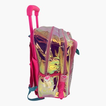 JoJo Siwa Print Trolley Backpack with Zip Closure -18 inches