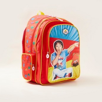 Ryan's World Printed Backpack - 18 inches