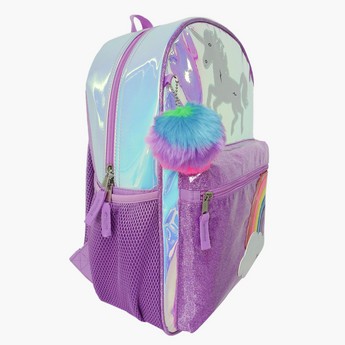 Juniors Applique Detail Backpack with Adjustable Shoulder Straps