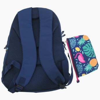 Juniors Printed Backpack with Pencil Case