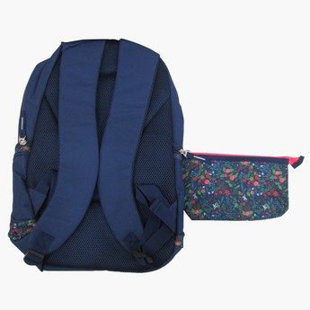 Juniors Printed Backpack with Pencil Case