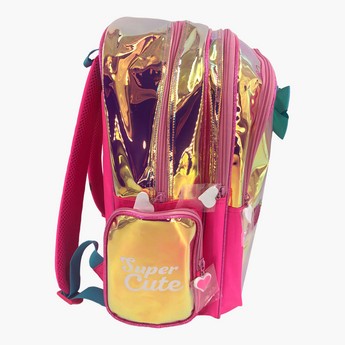 JoJo Siwa Print Backpack with Adjustable Straps - 16 inches