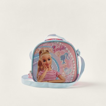 Simba 5-Piece Barbie Print Trolley Backpack Set