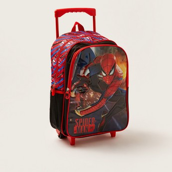 Simba 5-Piece Spider-Man Befighting Trolley Backpack Set - 16 inches