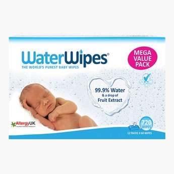 WaterWipes Original Baby Wipes Value Pack of 720