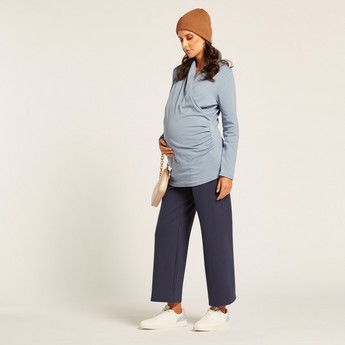 Love Mum Full Length Maternity Pants with Elasticated Waistband