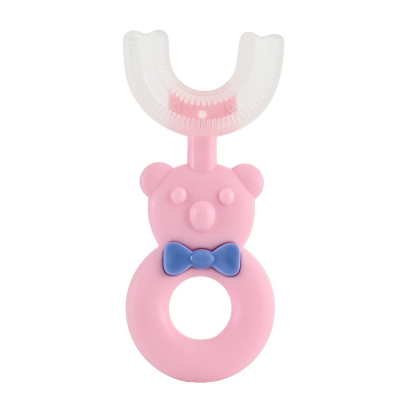 Baby Toothbrush Silicone Dental For Infant Teeth Toddler U-shape Baby Toothbrush Teething Baby Teeth Oral Care Toothbrush