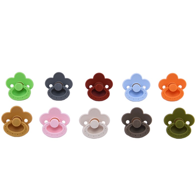 Baby Soft Pacifier Silicone Teether Soother Doll Nipple Newborn Infant Nursing Chew Oral Care Toys Shower Gift