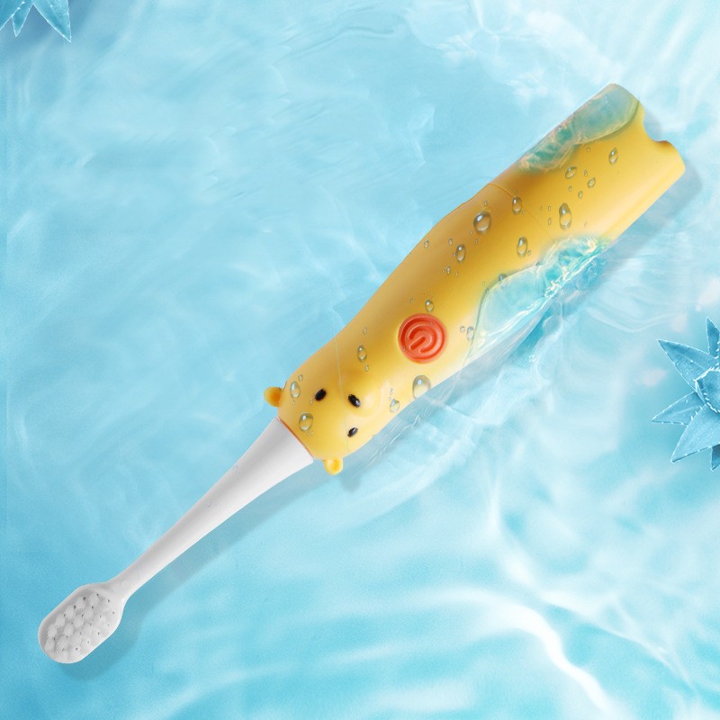 Electric Toothbrush Kids Sonic Toothbrush For Kids With 3 Brush Heads Silicone Toothbrush Baby Accessories