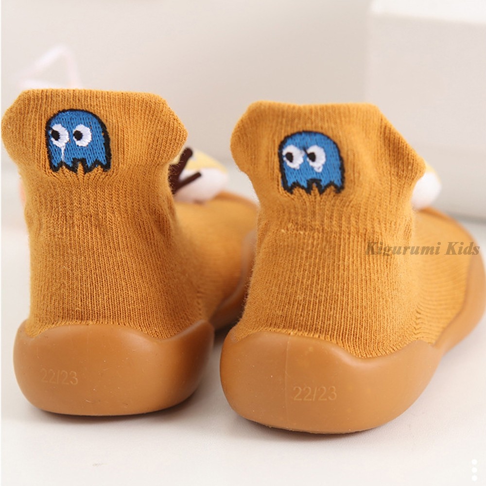 Baby First Shoes Baby Girls Newborn Knitwear Socks Warm Infant Winter Shoes Fox Rabbit Cartoon Kids Boy Casual Shoes 2021