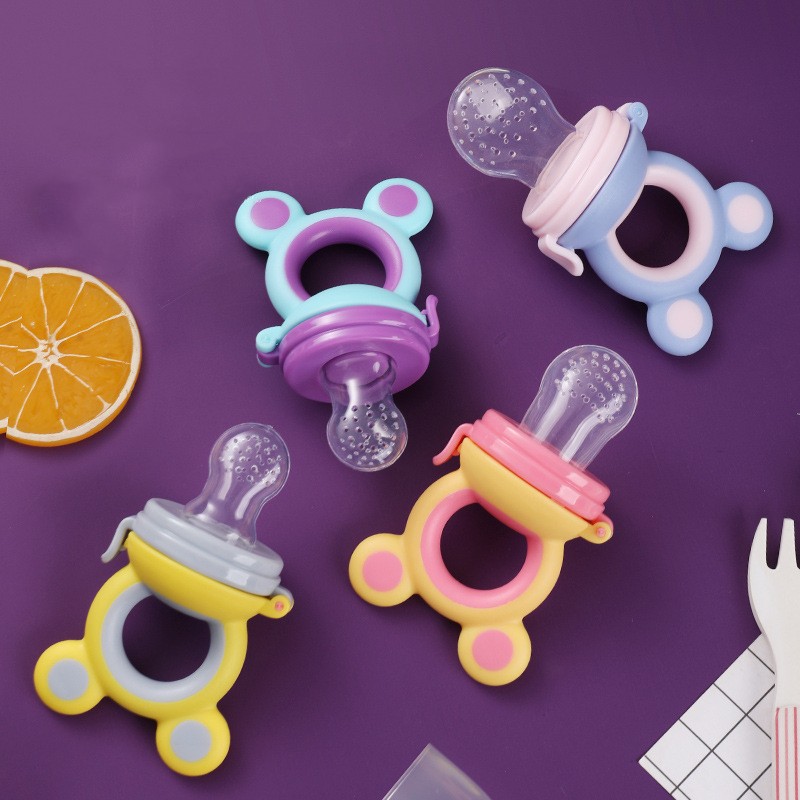 Baby Feeding Pacifiers Feeder Cartoon Kids Fruit Food Feeder Nipples Safe Feeding Nipple Supplies Nipple