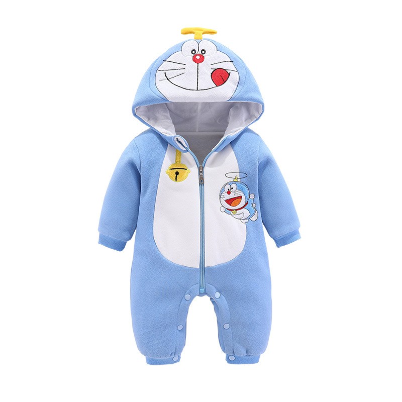 Baby one piece clothes cute warm newborn suit boy baby one piece clothes new style for out in autumn and winter