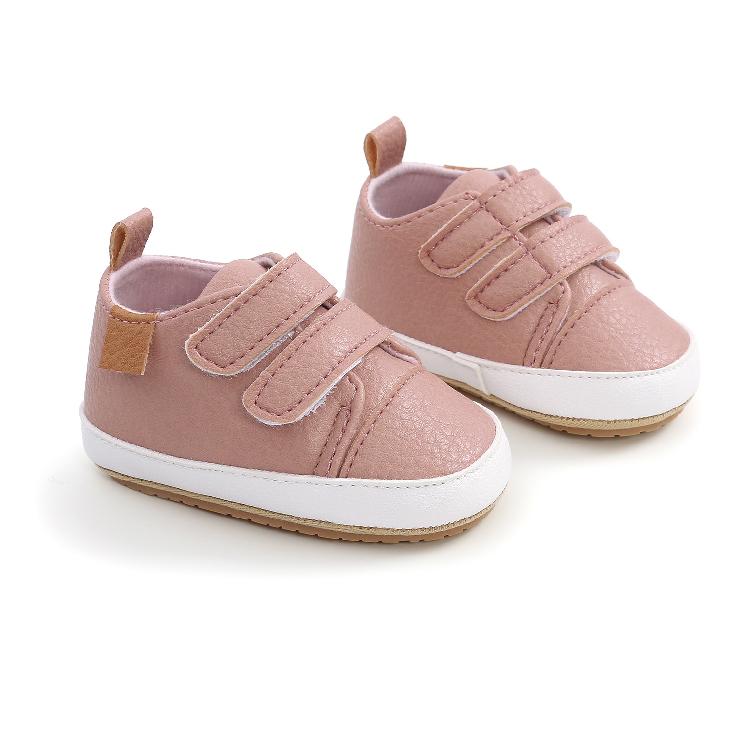 Classic Baby Leather Boys Girls Shoes Multicolor Toddler Shoes Rubber Sole Anti-slip First Walkers Newborn Baby Shoes