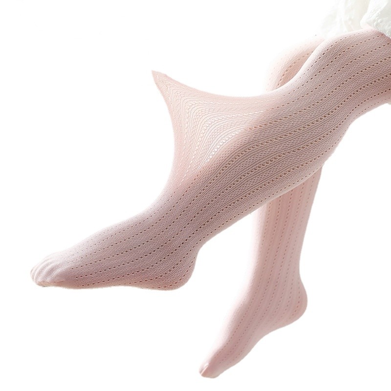 Baby Pantyhose Kids Girls Princess Mesh Thin Tights Children Stockings White Pink Gray Soft Tights Spring Summer Autumn